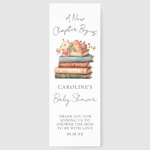 New Chapter Storybook Baby Shower Bookmark