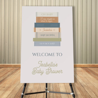 New Chapter Storybook Baby Shower Welcome Foam Board