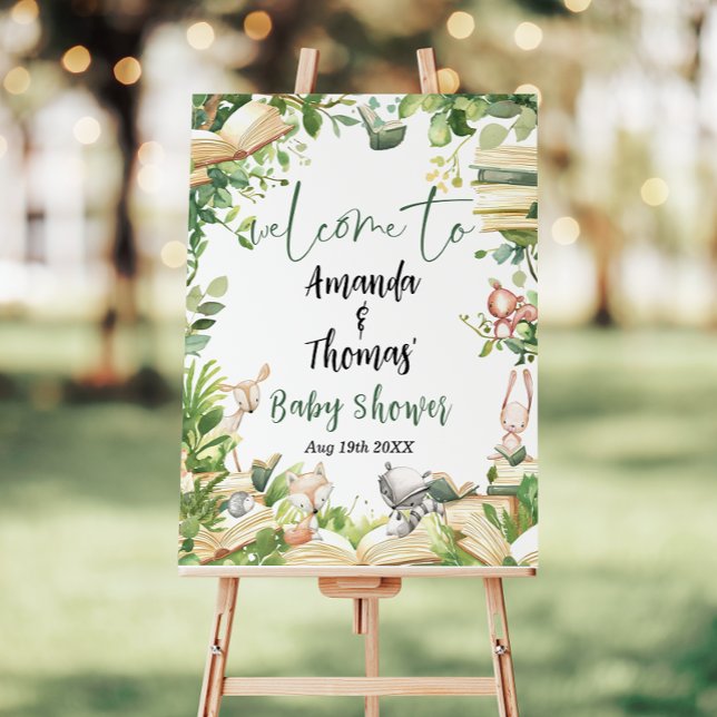 New Chapter Storybook Baby Shower Welcome Sign (Creator Uploaded)