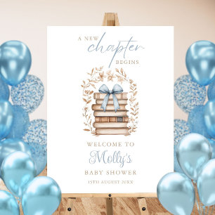 New Chapter Storybook Blue Baby Shower Welcome Foam Board