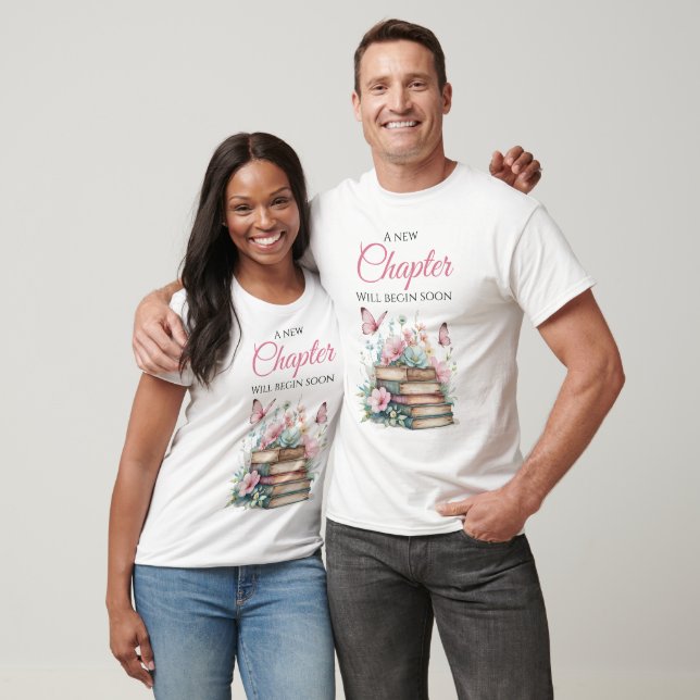 New Chapter Storybook Book Baby Shower Daddy T-Shirt (Unisex)