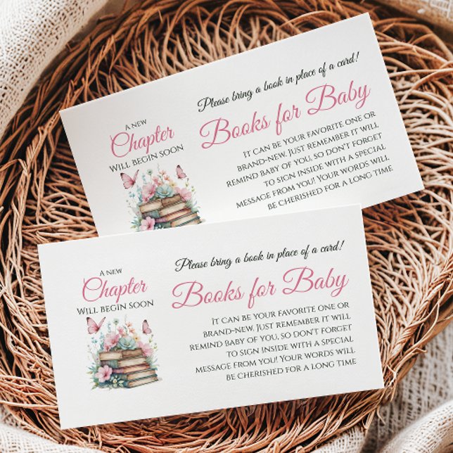 New Chapter Storybook Book for Baby Shower Game Enclosure Card (Creator Uploaded)