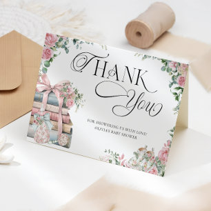 New Chapter Storybook Girl Baby Shower Thank You
