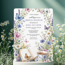 New Chapter Tea Butterflies Book Bridal Shower