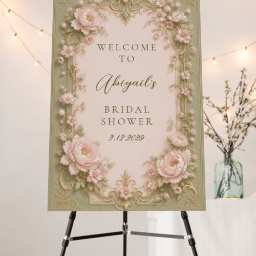 New Chapter Vintage Enchanted bridal Welcome Foam Board