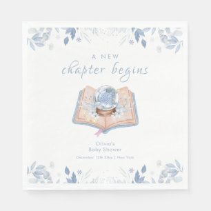 New Chapter Winter Floral Snowball Baby Shower  Napkins