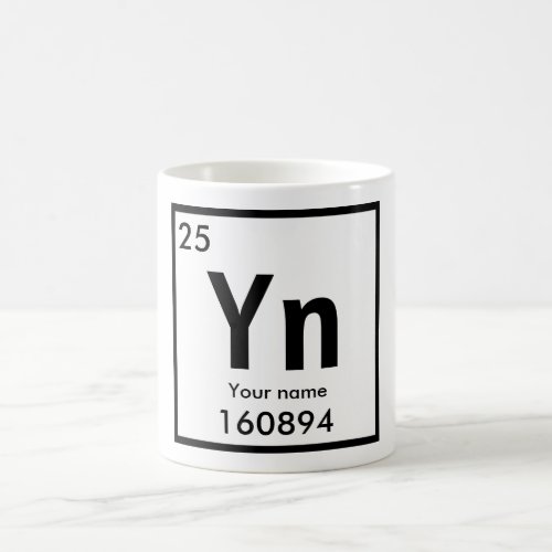 New chemical Element Coffee Mug