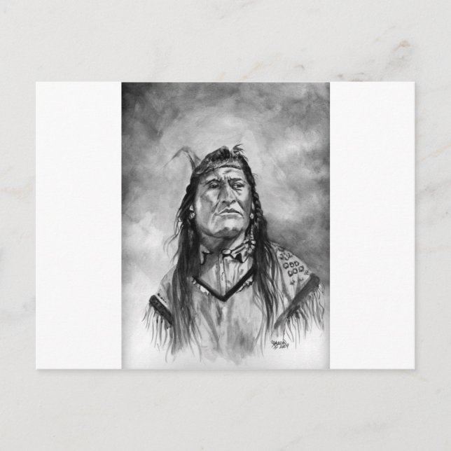 New Chest ,Piegan Indian Postcard (Front)