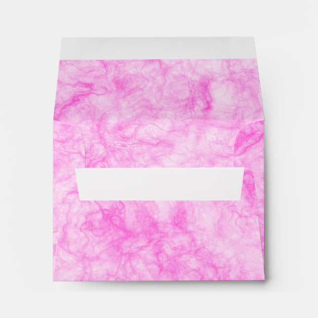 New Chic Modern Pretty Pink Marble Envelope (Back (Bottom))