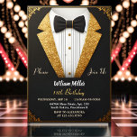 New Chic Suit Award Men Adult Tuxedo 18th Birthday Invitation<br><div class="desc">Introducing our "New Chic Suit Award" Men's Adult Tuxedo 18th Birthday Invitation! Elevate your celebration with a touch of sophistication, capturing the essence of the transition to adulthood. Dressed in a stylish tuxedo, this invitation sets a tone of refined elegance for a truly memorable event. Join us in commemorating this...</div>