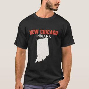 New Chicago Indiana USA State America Travel India T-Shirt