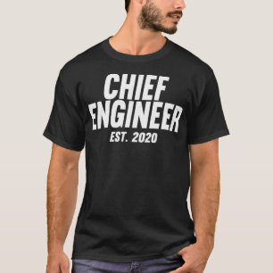 New Chief Engineer Gift Chief Engineer Graduation T-Shirt