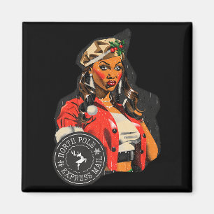 New Christmas North Le Express Mail Design Made Wi Magnet