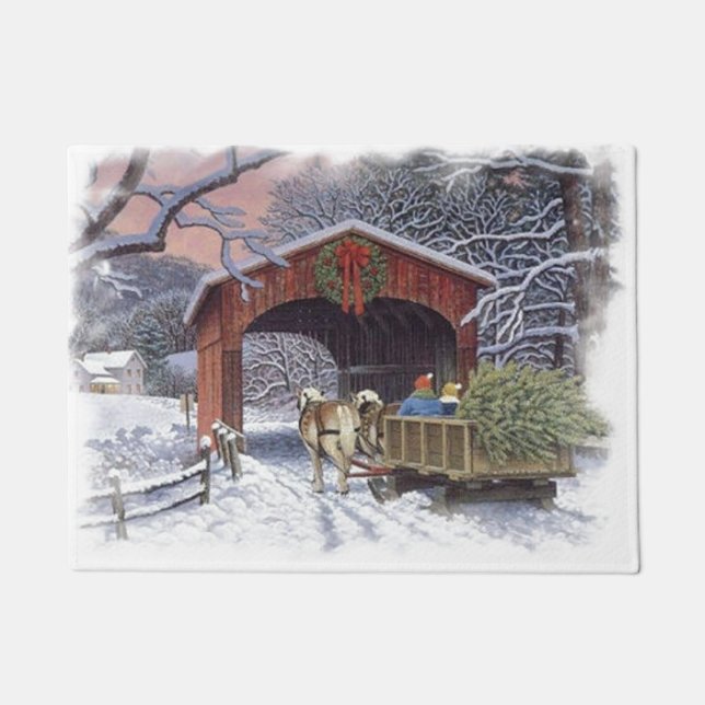 New Christmas Tree Doormat (Front)