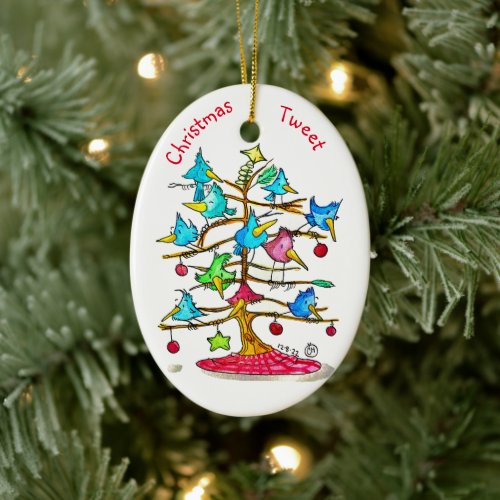 NEW Christmas Tweet Ornament