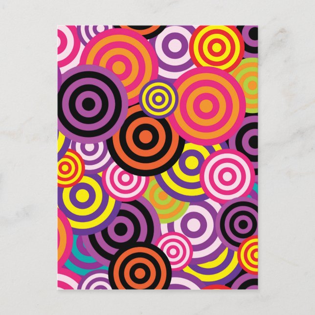 New Circle Abstract art Postcard (Front)