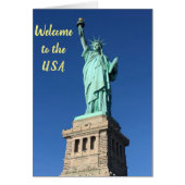 New Citizen Card: Welcome to the USA Liberty (Front)