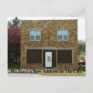 New City Address - Change of Address Card