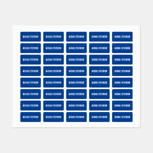 NEW! Clothing Label X80 - Waterproof - Rectangle 