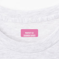 NEW! Clothing Label X80 - Waterproof - Rectangle
