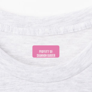 NEW! Clothing Label X80 - Waterproof - Rectangle