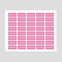 NEW! Clothing Label X80 - Waterproof - Rectangle