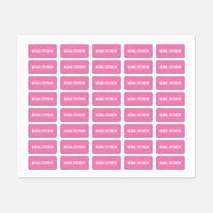 NEW! Clothing Label X80 - Waterproof - Rectangle