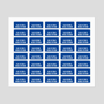 NEW! Clothing Label X80 - Waterproof - Rectangle