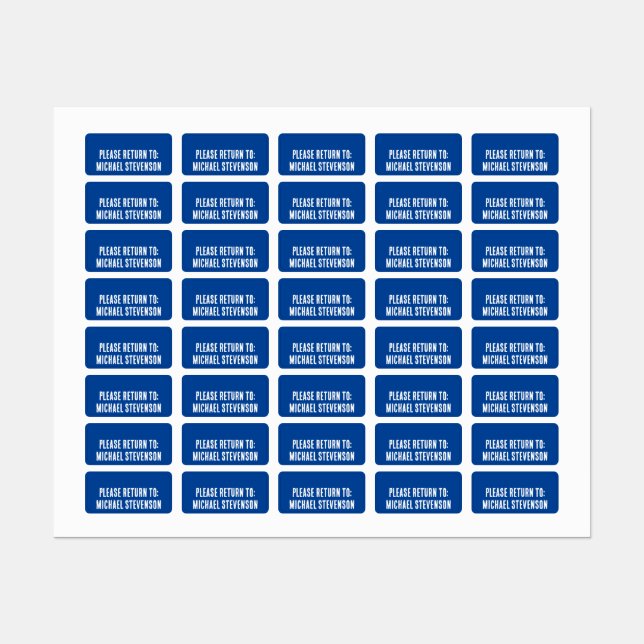 NEW! Clothing Label X80 - Waterproof - Rectangle  (Sheet)