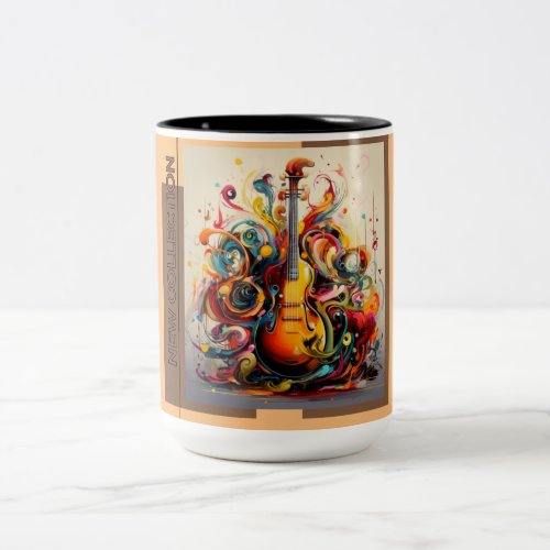 New Collection Musical Art Two_Tone Coffee Mug