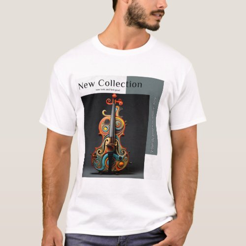 New collection Violin T_Shirt