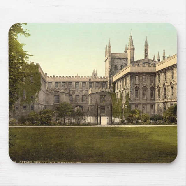 New College, Oxford, England Mouse Pad (Front)