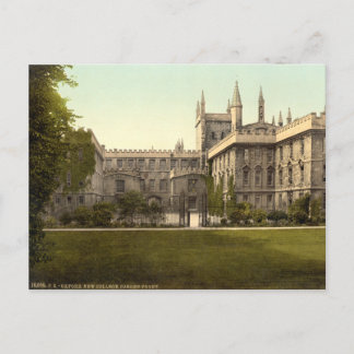 New College, Oxford, England Postcard