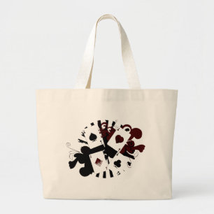 New color Vintage Aces Large Tote Bag