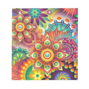 New Colorful Abstract BackGround Notepad