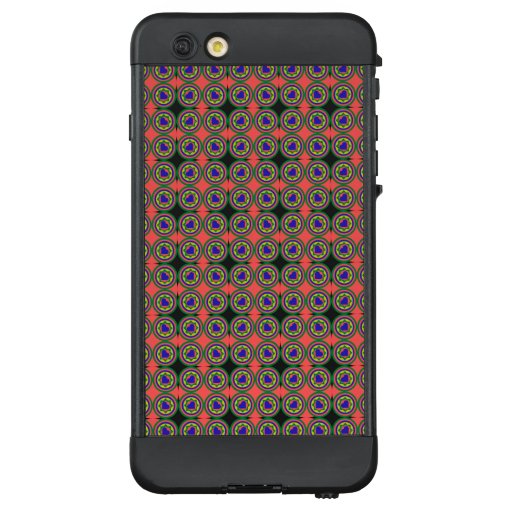New colorful geometric,circles,stars and hearts, LifeProof NÜÜD iPhone 6 plus case