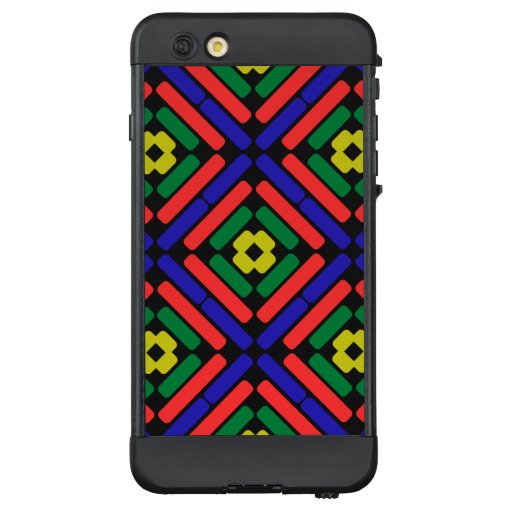 new colorful geometric,square and rectangle shapes LifeProof NÜÜD iPhone 6 plus case
