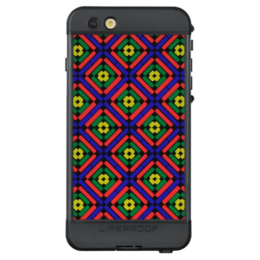 new colorful geometric,square and rectangle shapes LifeProof NÜÜD iPhone 6s plus case
