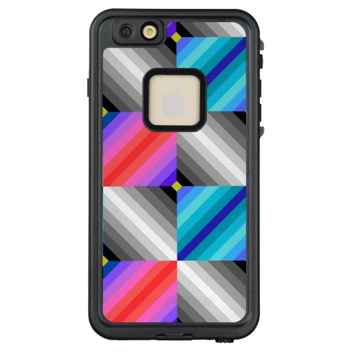 new colorful geometric,square and rectangle shapes LifeProof FRĒ iPhone 6/6s plus case