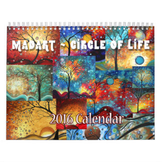 NEW Colorful MADART 2016 Circle of Life Calendar