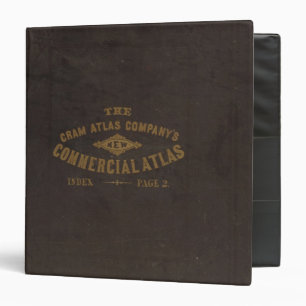 New commercial atlas, United States 3 Ring Binder