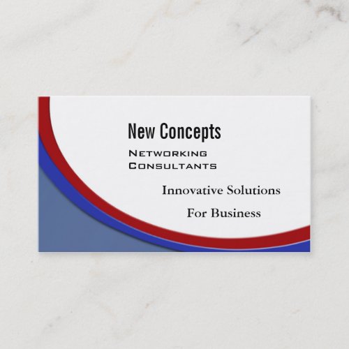 New Concepts, IT Consultants Business Cards