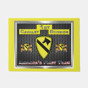 New Cool Design of 1st Cavalry Division Doormat