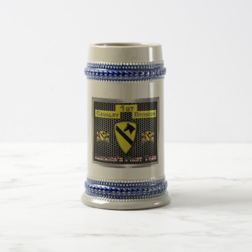 New Cool Redesigned 1st Cavalry Division Beer Stein