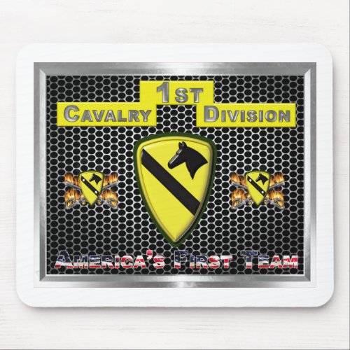New Cool Redesigned 1st Cavalry Division Mouse Pad