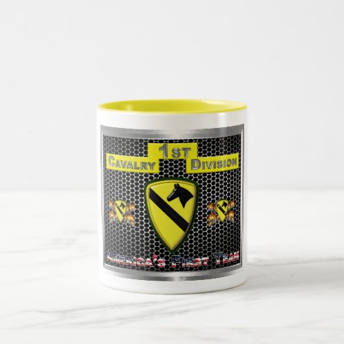 New Cool Redesigned 1st Cavalry Division Two_Tone Coffee Mug