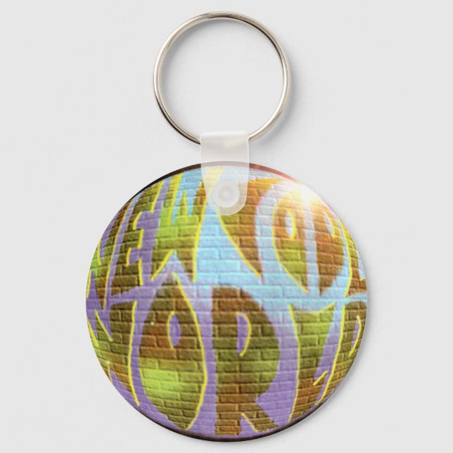 New Cool World LOGO Keychain (Front)