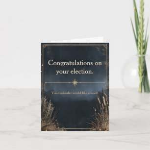 New Council Member Congrats: A Full Calendar Holiday Card
