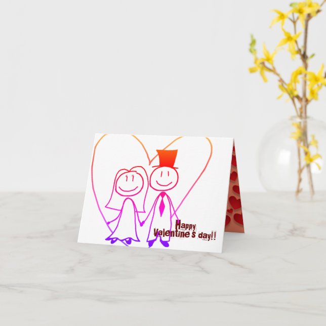 New couple card (Yellow Flower)