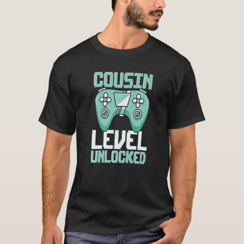 New Cousin Pregnancy Announcement Big Cousin Gamer T_Shirt